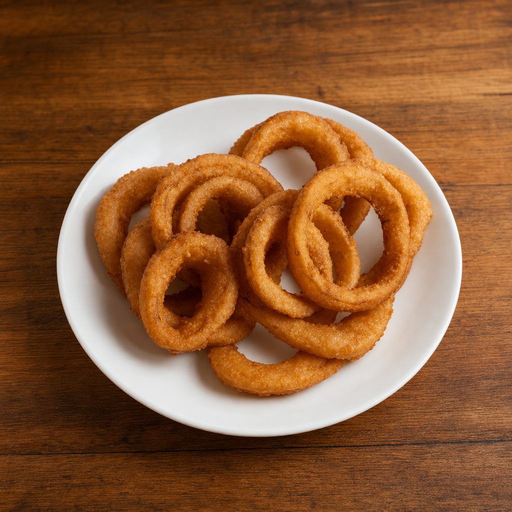 Jumbo onion rings.