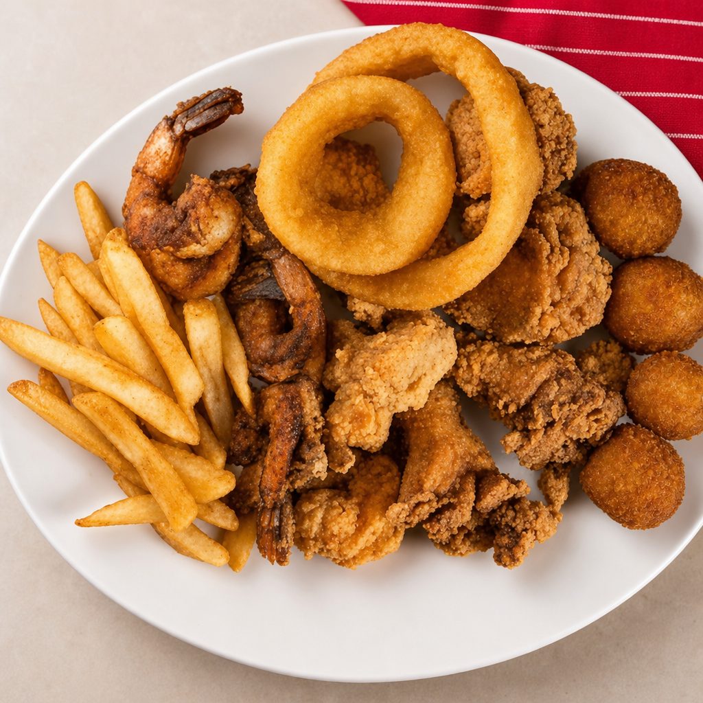 Wrigley field sampler platter.