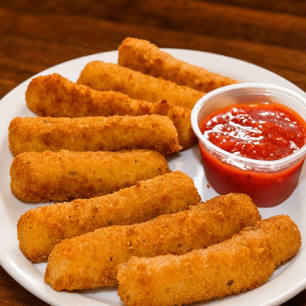 Mozzarella sticks.