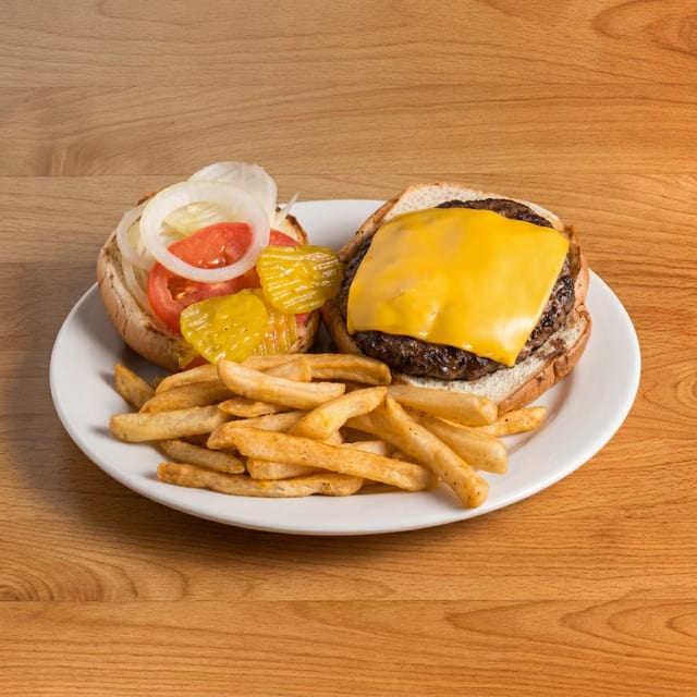 Chicago cubs burger.