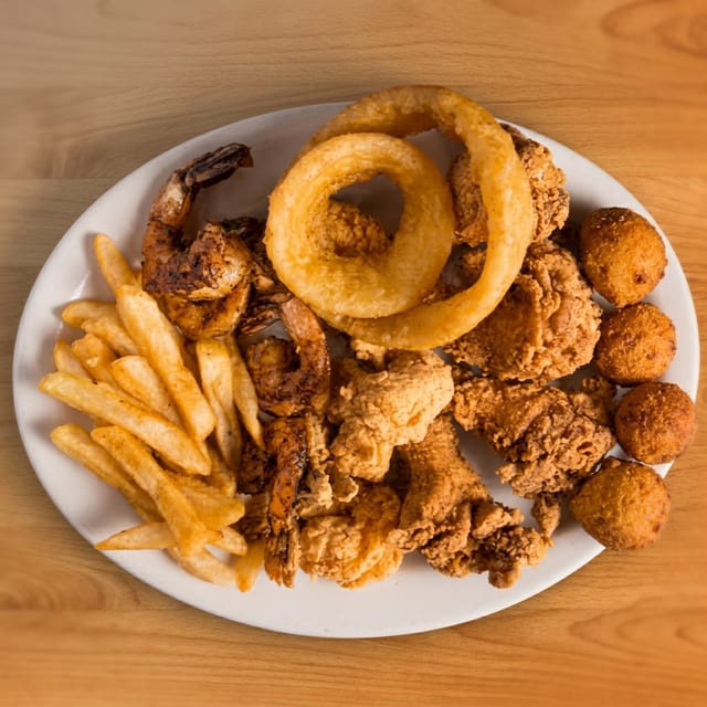 Wrigley field sampler platter.