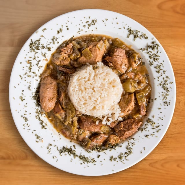 Seafood gumbo (Bowl).
