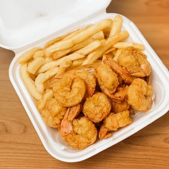 Lake michigan fried shrimp.